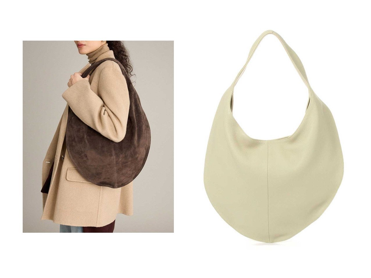 彫刻的フォルムと滑らかな質感が際立つマーケットトートショルダーバッグで装いを洗練させる ブリル(BRILL)の通販
 おすすめ人気トレンドファッション通販アイテム インテリア・キッズ・メンズ・レディースファッション・服の通販 founy(ファニー) 　ファッション　Fashion　レディースファッション　Fashion for Women　バッグ　Bags　なめらか　Smooth, Silky Texture　フィット　Fit, Slim Fit　フォルム　Silhouette, Form　ポケット　Pocket, Pocket Detail　マグネット　Magnet, Magnetic Closure　ライニング　Inner Lining, Inner Fabric, Lined　ラップ　Wrap, Wrap Design　新作・新入荷　New Arrivals / New In　ブラウン系　Brown　イエロー系　Yellow　|ID:crp329100000226308