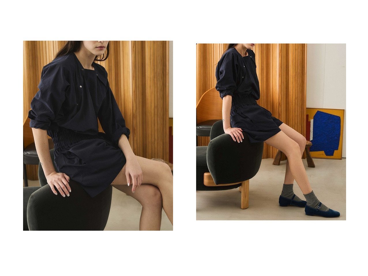 【一枚で洗練したデイリースタイルが完成する ロングスリーブロンパース】Oblada(オブラダ)の通販 おすすめ人気トレンドファッション通販アイテム インテリア・キッズ・メンズ・レディースファッション・服の通販 founy(ファニー) 　ファッション　Fashion　レディースファッション　Fashion for Women　パンツ　Pants & Trousers　サンダル　Sandals, Summer Shoes　ショート　Short, Short Length　ソックス　Socks, Hosiery　タイツ　Tights, Legwear　バランス　Balance, Style Balance　フロント　Front, Front Design　ロンパース　Romper, Jumpsuit　エレガント 上品　Elegant　新作・新入荷　New Arrivals / New In　秋　Autumn　長袖　Long Sleeve, Full Sleeve　ブルー系　Blue　|ID:crp329100000226325