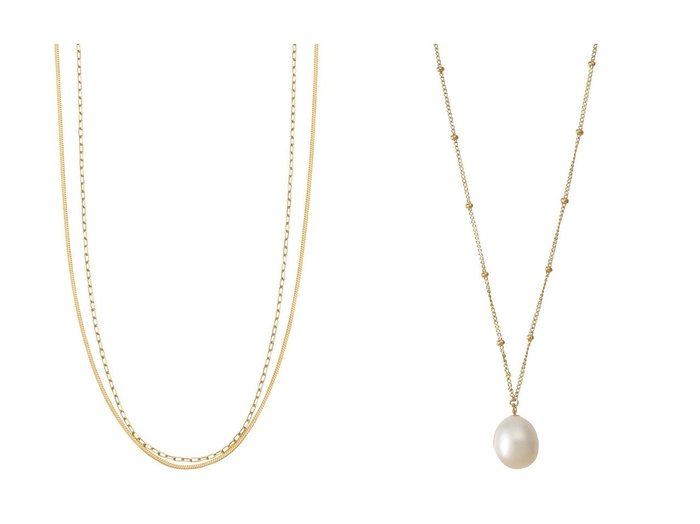 【繊細な輝きでデコルテを彩る アレンジ自在なチェーンネックレスと淡水パールネックレス】martinique(マルティニーク)の通販 おすすめ人気トレンドファッション通販アイテム 人気、トレンドファッション・服の通販 founy(ファニー) ファッション Fashion レディースファッション Fashion for Women ジュエリー Jewelry ネックレス Necklaces & Pendants 2026年 2026 チェーン Chain, Chain Strap デコルテ Décolleté, Neckline ネックレス Necklace, Pendant Necklace ロング Long, Long-Length 夏 Summer 春 Spring S/S・春夏 SS, Spring/Summer, Warm Season |ID:crp329100000226331