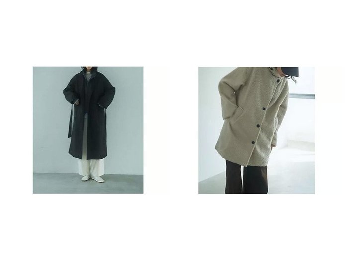 【marjour/マージュール】のWOOL BLEND GOWN COAT&BOUCLE STAND COLLAR COAT おすすめ人気トレンドファッション通販アイテム インテリア・キッズ・メンズ・レディースファッション・服の通販 founy(ファニー) https://founy.com/ ファッション Fashion レディースファッション Fashion for Women アウター Coat / Outerwear Collection コート・ロングコート・ピーコート Long Coats, Peacoats & More ガウン Gown, Robe スウェット / スエット Sweatshirt, Sweatwear ストレッチ Stretch, Stretchy Fabric デニム Denim, Jeans Material バランス Balance, Style Balance ポケット Pocket, Pocket Detail ロング Long, Long-Length スタンド Stand Collar, Upright Stand ワイド Wide, Wide Fit |ID:crp329100000226333