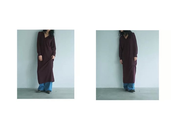 【フード付きでカジュアルに着こなせる 薄手で暖かなIラインニットワンピース】marjour(マージュール)の通販 おすすめ人気トレンドファッション通販アイテム 人気、トレンドファッション・服の通販 founy(ファニー) ファッション Fashion レディースファッション Fashion for Women トップス・カットソー Cut & Sew Tops ニット Knit Tops & Sweaters インナー Innerwear ストレッチ Stretch, Stretchy Fabric タートル Turtleneck, Turtle Collar バランス Balance, Style Balance ポケット Pocket, Pocket Detail リラックス Relax, Relaxed Fit ロング Long, Long-Length 秋 Autumn |ID:crp329100000226334