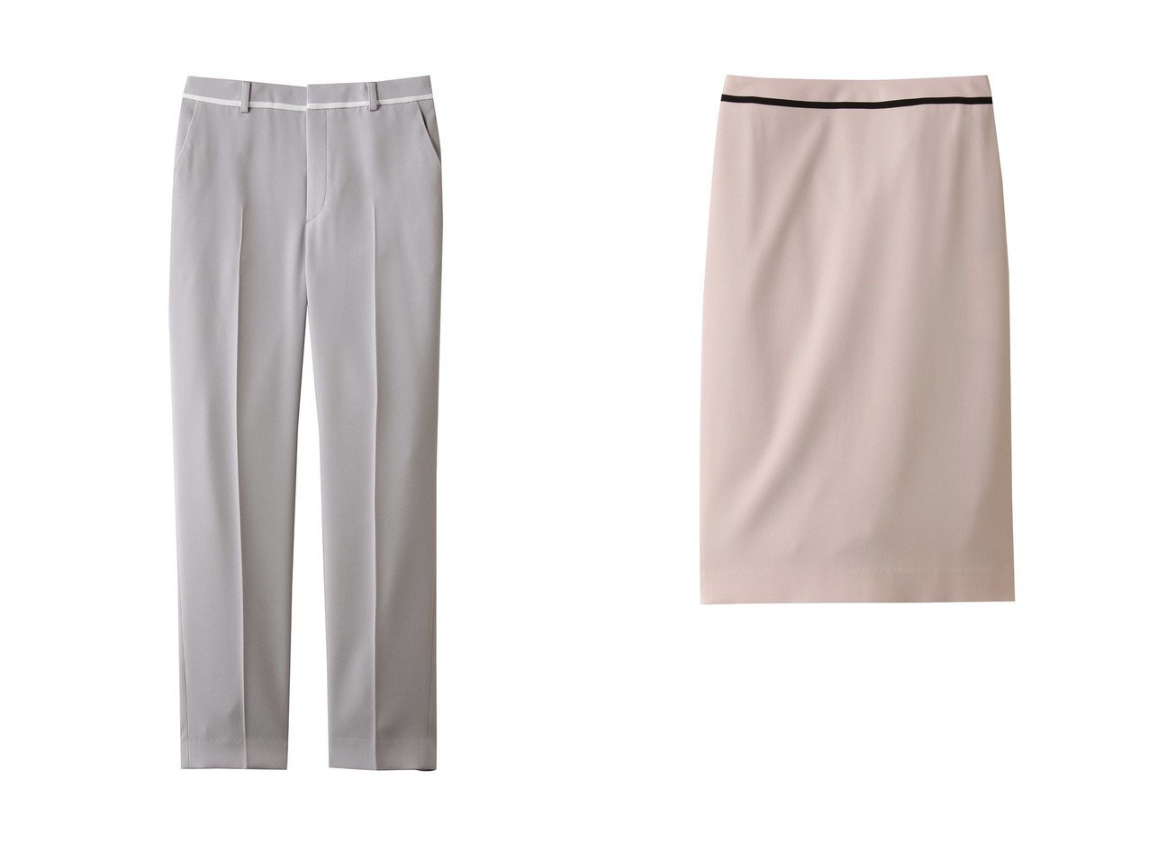 【美しいシルエットと快適なはき心地を備えたCINDYのタイトスカートとクロップドパンツで叶える上品スタイル】BEIGE,(ベイジ,)の通販 おすすめ人気トレンドファッション通販アイテム インテリア・キッズ・メンズ・レディースファッション・服の通販 founy(ファニー) 　ファッション　Fashion　レディースファッション　Fashion for Women　パンツ　Pants & Trousers　スカート　Skirts　2026年　2026　ストレッチ　Stretch, Stretchy Fabric　セレモニー　Ceremony　ワーク　Workwear, Utility Style　エレガント 上品　Elegant　夏　Summer　春　Spring　S/S・春夏　SS, Spring/Summer, Warm Season　ホワイト系　White　グレー系　Gray　ブラック系　Black　ブルー系　Blue　|ID:crp329100000226353