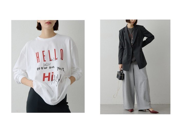 【手書き風ロゴが抜け感を添える、程よいシルエットで着まわしやすいロングスリーブTシャツ】Whim Gazette(ウィムガゼット)の通販
おすすめ人気トレンドファッション通販アイテム 人気、トレンドファッション・服の通販 founy(ファニー) ファッション Fashion レディースファッション Fashion for Women トップス・カットソー Cut & Sew Tops シャツ・ブラウス・オフィスカジュアル Elegant Blouses & Button-Ups ロングTシャツ・Tシャツ Longline T-Shirts & Tees カットソー・ベーシックTシャツ Cut-and-Sewn Tops / Stretch Tees & Basics 2026年 2026 カットソー Cut and Sewn Top スリーブ Sleeve, Long Sleeve / Short Sleeve プリント Print, Printed Pattern ベーシック Basic, Essential ロング Long, Long-Length 夏 Summer 春 Spring S/S・春夏 SS, Spring/Summer, Warm Season |ID:crp329100000226363