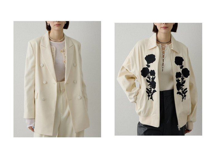 【立体的なコード刺繍が映えるブルゾンと、ハンサムに着こなせるマリンテーラードで楽しむモードな大人スタイル】Whim Gazette(ウィムガゼット)の通販
おすすめ人気トレンドファッション通販アイテム 人気、トレンドファッション・服の通販 founy(ファニー) ファッション Fashion レディースファッション Fashion for Women アウター Coat / Outerwear Collection レディースジャケット・軽アウター Jackets テーラードジャケット / 通勤・きれいめスタイル Tailored Jackets & Blazers ブルゾンジャケット・スポーティアウター Blouson Jackets 2026年 2026 おすすめ Recommended / Our Picks オックス Oxford Fabric ジャケット Jacket, Outerwear ストライプ Stripe, Striped Pattern セットアップ Set-Up, Coordinated Outfit ダブル Double, Double-Breasted 夏 Summer 定番 Standard, Basic Item 春 Spring S/S・春夏 SS, Spring/Summer, Warm Season |ID:crp329100000226366