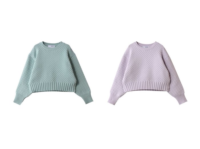 【凹凸感のある編み地が主役になる、丸みシルエットで上品に着映えるポップコーンプルオーバー】three dots(スリー ドッツ)の通販
 おすすめ人気トレンドファッション通販アイテム 人気、トレンドファッション・服の通販 founy(ファニー) ファッション Fashion レディースファッション Fashion for Women トップス・カットソー Cut & Sew Tops ニット Knit Tops & Sweaters カジュアルプルオーバー・ニットトップス Pullovers & Knit Tops / Casual Pullovers 2026年 2026 エレガント 上品 Elegant シンプル Simple, Minimal セーター Sweater, Knitwear ボトム Bottoms, Lower Wear 夏 Summer 春 Spring S/S・春夏 SS, Spring/Summer, Warm Season |ID:crp329100000226371