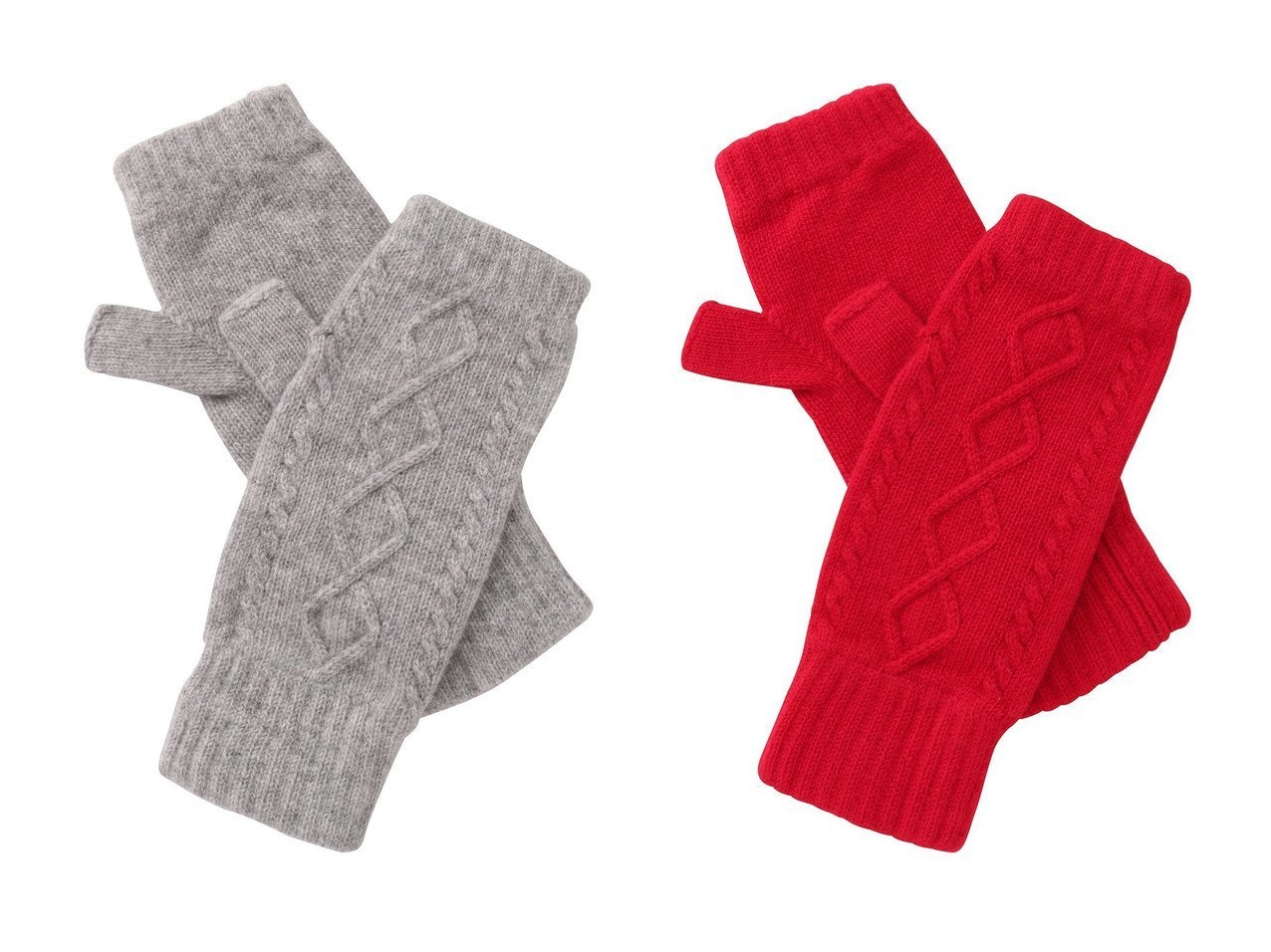 【アラン編みが愛らしい、カシミヤのやわらかさで手元を包む英国メイドのリストウォーマー】heliopole(エリオポール)の通販
 おすすめ人気トレンドファッション通販アイテム インテリア・キッズ・メンズ・レディースファッション・服の通販 founy(ファニー) 　ファッション　Fashion　レディースファッション　Fashion for Women　おすすめ　Recommended / Our Picks　ギフト プレゼント　Gift / Present　スマート　Smart, Elegant　ロング　Long, Long-Length　新作・新入荷　New Arrivals / New In　グレー系　Gray　オレンジ系　Orange　ブラウン系　Brown　|ID:crp329100000226381