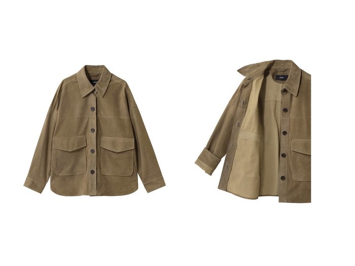 【柔らかな羊革とオーバーサイズが映える、シャツディテールで着まわせるレザーブルゾン】martinique(マルティニーク)の通販
 おすすめ人気トレンドファッション通販アイテム 人気、トレンドファッション・服の通販 founy(ファニー) ファッション Fashion レディースファッション Fashion for Women アウター Coat / Outerwear Collection レディースジャケット・軽アウター Jackets ブルゾンジャケット・スポーティアウター Blouson Jackets 2026年 2026 おすすめ Recommended / Our Picks ジャケット Jacket, Outerwear フェミニン Feminine, Girly ブルゾン Blouson, Bomber Jacket ミックス Mix, Mixed Style 夏 Summer 春 Spring S/S・春夏 SS, Spring/Summer, Warm Season |ID:crp329100000226387