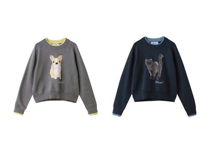 愛らしい動物モチーフが着映えを叶えるネコとフレンチブルドッグのインターシャプルオーバーで楽しむ遊び心ある装い MUVEIL(ミュベール)の通販
おすすめ人気トレンドファッション通販アイテム インテリア・キッズ・メンズ・レディースファッション・服の通販 founy(ファニー) https://founy.com/ ファッション Fashion レディースファッション Fashion for Women トップス・カットソー Cut & Sew Tops ニット Knit Tops & Sweaters カジュアルプルオーバー・ニットトップス Pullovers & Knit Tops / Casual Pullovers 2026年 2026 コレクション Collection, Seasonal Line コンパクト Compact, Small Size ワイド Wide, Wide Fit 夏 Summer 春 Spring S/S・春夏 SS, Spring/Summer, Warm Season |ID:crp329100000226396