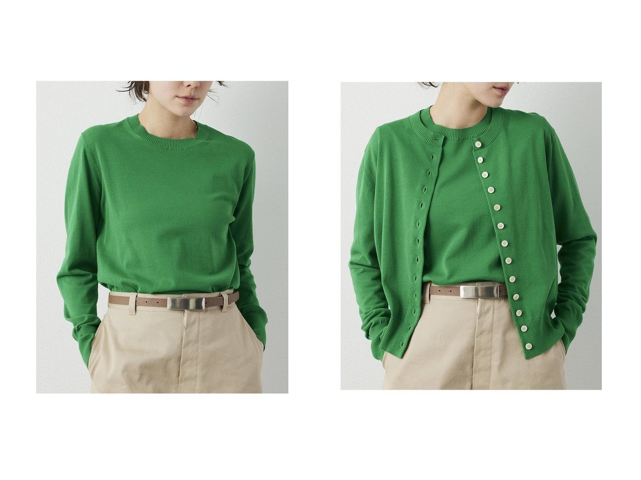 【軽やかさと上品さを備えた】16Gテンジクプルオーバーとカーディガンでつくる大人のクリーンベーシック Whim Gazette(ウィムガゼット)の通販
 おすすめ人気トレンドファッション通販アイテム インテリア・キッズ・メンズ・レディースファッション・服の通販 founy(ファニー) 　ファッション　Fashion　レディースファッション　Fashion for Women　トップス・カットソー　Cut & Sew Tops　ニット　Knit Tops & Sweaters　カジュアルプルオーバー・ニットトップス　Pullovers & Knit Tops / Casual Pullovers　カーディガン・羽織り　Layered Style Cardigans　2026年　2026　おすすめ　Recommended / Our Picks　アンサンブル　Ensemble Set　インド　Indian Textile　インナー　Innerwear　カーディガン　Cardigan, Knitwear　シンプル　Simple, Minimal　ジャケット　Jacket, Outerwear　ヌーディ　Nude, Nude Tone　ベーシック　Basic, Essential　エレガント 上品　Elegant　夏　Summer　定番　Standard, Basic Item　春　Spring　S/S・春夏　SS, Spring/Summer, Warm Season　バランス　Balance, Style Balance　ベージュ系　Beige　グリーン系　Green　ブラック系　Black　|ID:crp329100000226406