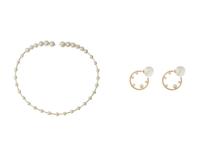 【CORCOVADO/コルコバード】の【orgablanca】DANORピアス&【orgablanca】DANORチョーカー おすすめ人気トレンドファッション通販アイテム 人気、トレンドファッション・服の通販 founy(ファニー) ファッション Fashion レディースファッション Fashion for Women ジュエリー Jewelry ネックレス Necklaces & Pendants ファッションリング Fashion Rings イヤリング・フープ・ドロップタイプ Hoop, Drop & Clip Earrings チョーカー Tulle, Mesh Fabric ネックレス Necklace, Pendant Necklace パーティ Party, Party Style パール Pearl, Pearl Accent モダン Modern, Contemporary エレガント 上品 Elegant 新作・新入荷 New Arrivals / New In 結婚式 Wedding イヤリング Earrings オケージョン Occasion Wear サークル Circle, Round Design フープ Hoop, Hoop Earrings モチーフ Motif, Design Theme リュクス Luxury, Elegant, High-End, Chic |ID:crp329100000226416