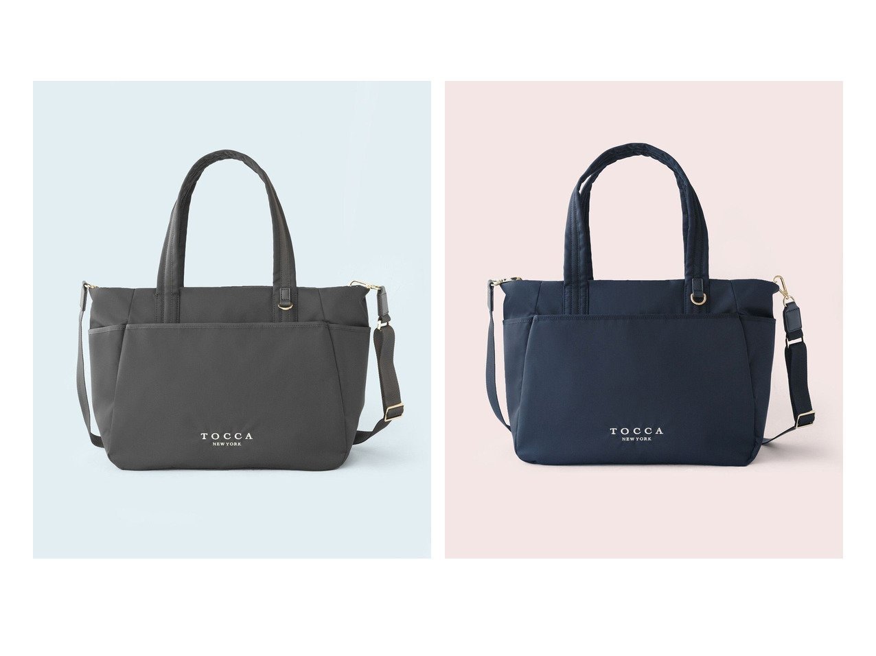 【収納力と上品さを両立】環境にやさしい素材で仕立てたA4対応トラヴェルサマザーズトートが日常を快適にアップデート TOCCA(トッカ)の通販
 おすすめ人気トレンドファッション通販アイテム インテリア・キッズ・メンズ・レディースファッション・服の通販 founy(ファニー) 　ファッション　Fashion　レディースファッション　Fashion for Women　バッグ　Bags　アウトドア　Outdoor Clothing　キーホルダー　Keychain, Key Holder　ギャザー　Gathered, Ruffled　クッション　Cushion, Throw Pillow　クラウン　Crown, Royal Motif　軽量　Lightweight, Ultra Light　シンプル　Simple, Minimal　ジップ　Zip, Zipper　財布　Wallet, Purse　チャーム　Charm, Pendant　トリミング　Trimming, Decorative Edge　フェミニン　Feminine, Girly　ポケット　Pocket, Pocket Detail　マグネット　Magnet, Magnetic Closure　ラップ　Wrap, Wrap Design　旅行　Travel　ビジネス 仕事 通勤　Business / Work / Commuting　グレー系　Gray　ブラック系　Black　ブルー系　Blue　|ID:crp329100000226437