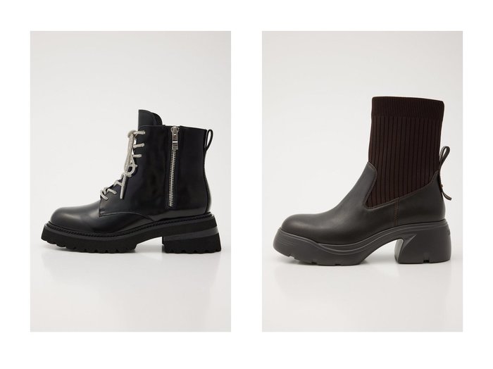 【きらきらリボンが映えるサイドZIPブーツと リブニットコンビで存在感を楽しむソックスブーツ】STACCATO(スタッカート)の通販
 おすすめ人気トレンドファッション通販アイテム 人気、トレンドファッション・服の通販 founy(ファニー) ファッション Fashion レディースファッション Fashion for Women ショート Short, Short Length ストーン Stone, Gem-Like マニッシュ Mannish, Boyish リボン Ribbon, Bow レース Lace, Lace Fabric 人気 Popular, Best Seller 定番 Standard, Basic Item トレンド Trend, Trending Now フィット Fit, Slim Fit リブニット Rib Knit, Ribbed Knit 軽量 Lightweight, Ultra Light |ID:crp329100000226452