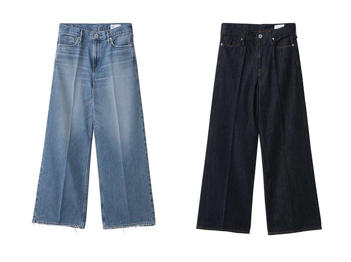 【ハイライズとセンタープレスが美しい、テイストレスに活躍する洗練ワイドデニムパンツ】martinique(マルティニーク)の通販
 おすすめ人気トレンドファッション通販アイテム 人気、トレンドファッション・服の通販 founy(ファニー) ファッション Fashion レディースファッション Fashion for Women パンツ Pants & Trousers デニムパンツ・ジーンズ・美脚デニム Denim Jeans & Pants 2026年 2026 インディゴ Indigo Denim ストレート Straight, Straight Cut センター Center, Center Line デニム Denim, Jeans Material ハイライズ High Rise, High Waist ロング Long, Long-Length ワイド Wide, Wide Fit 夏 Summer 春 Spring S/S・春夏 SS, Spring/Summer, Warm Season |ID:crp329100000226470