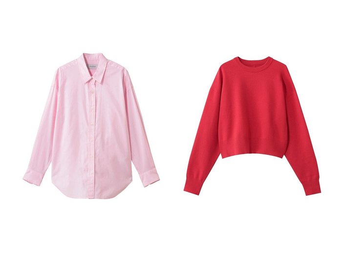 【抜け感のあるスウェットライクニットと、クリーンな佇まいが魅力の上品シャツで叶える大人の着こなし】GALLARDAGALANTE, heliopole(ガリャルダガランテ、エリオポール)の通販
 おすすめ人気トレンドファッション通販アイテム 人気、トレンドファッション・服の通販 founy(ファニー) ファッション Fashion レディースファッション Fashion for Women トップス・カットソー Cut & Sew Tops シャツ・ブラウス・オフィスカジュアル Elegant Blouses & Button-Ups ニット Knit Tops & Sweaters レディースパーカー・カジュアルフーディー Casual Hoodies & Sweatshirts カジュアルプルオーバー・ニットトップス Pullovers & Knit Tops / Casual Pullovers スウェット・クルーネックトップス Sweatshirts & Crewnecks / Relaxed Fit Sweat Tops 2026年 2026 スリーブ Sleeve, Long Sleeve / Short Sleeve バランス Balance, Style Balance ボトム Bottoms, Lower Wear ロング Long, Long-Length エレガント 上品 Elegant 夏 Summer 定番 Standard, Basic Item 春 Spring S/S・春夏 SS, Spring/Summer, Warm Season コンパクト Compact, Small Size シンプル Simple, Minimal スウェット / スエット Sweatshirt, Sweatwear マニッシュ Mannish, Boyish 新作・新入荷 New Arrivals / New In |ID:crp329100000226471