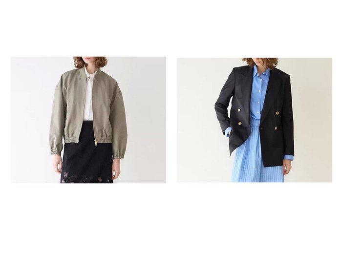 【大人のカジュアルと品格を両立するリブブルゾンとエッセンシャルジャケット 今のムードで着こなす洗練アウター】martinique(マルティニーク)の通販
 おすすめ人気トレンドファッション通販アイテム 人気、トレンドファッション・服の通販 founy(ファニー) ファッション Fashion レディースファッション Fashion for Women アウター Coat / Outerwear Collection ブルゾンジャケット・スポーティアウター Blouson Jackets レディースジャケット・軽アウター Jackets おすすめ Recommended / Our Picks アウトドア Outdoor Clothing ブルゾン Blouson, Bomber Jacket エレガント 上品 Elegant 春 Spring ジャケット Jacket, Outerwear ストレッチ Stretch, Stretchy Fabric セットアップ Set-Up, Coordinated Outfit 定番 Standard, Basic Item バスケット Basket, Basket Bag |ID:crp329100000226480