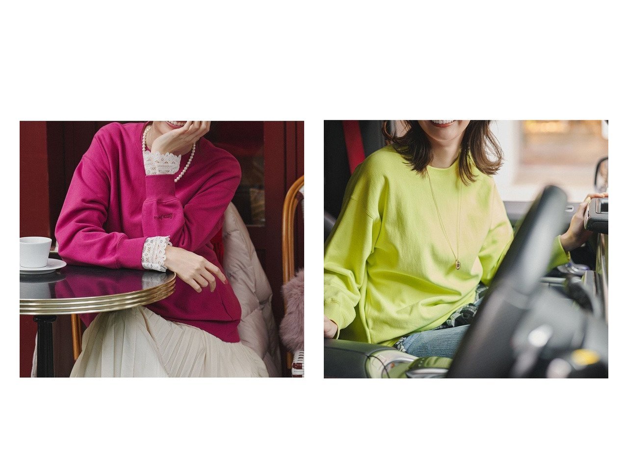 【盛夏まで心地よく着られるライトメッシュニットとスポンディッシュポロカーディガン 今のムードで楽しむ軽やかニットトップス】martinique(マルティニーク)の通販
 おすすめ人気トレンドファッション通販アイテム インテリア・キッズ・メンズ・レディースファッション・服の通販 founy(ファニー) 　ファッション　Fashion　レディースファッション　Fashion for Women　トップス・カットソー　Cut & Sew Tops　レディースパーカー・カジュアルフーディー　Casual Hoodies & Sweatshirts　スウェット・クルーネックトップス　Sweatshirts & Crewnecks / Relaxed Fit Sweat Tops　春　Spring　スウェット / スエット　Sweatshirt, Sweatwear　スリット　Slit, Slit Detail　デニム　Denim, Jeans Material　バランス　Balance, Style Balance　ラベンダー　Lavender　リラックス　Relax, Relaxed Fit　ループ　Loop, Loop Knit　ロング　Long, Long-Length　S/S・春夏　SS, Spring/Summer, Warm Season　夏　Summer　エレガント 上品　Elegant　ブルー系　Blue　|ID:crp329100000226482