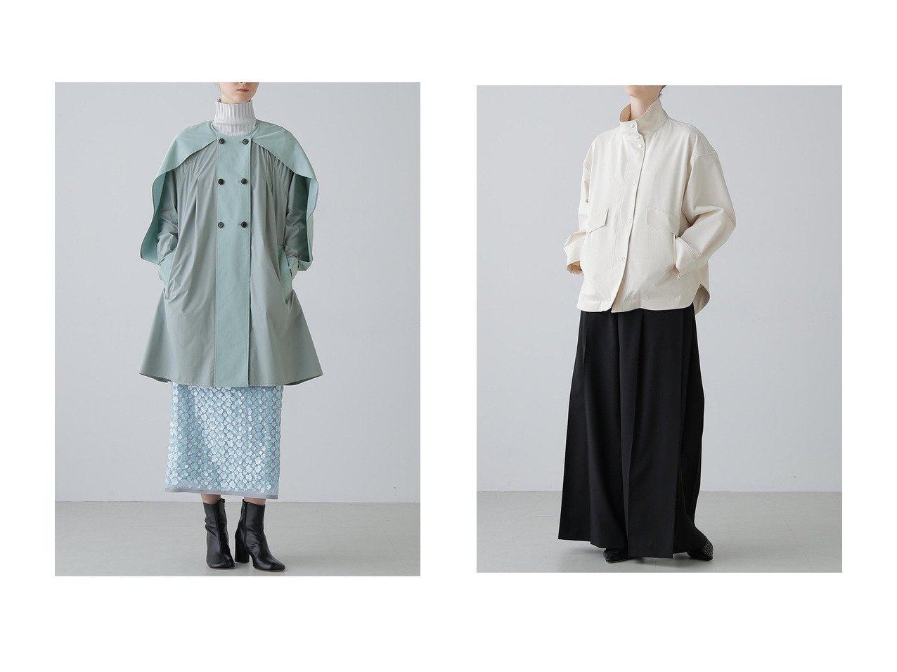 軽やかな素材感と美しいフォルムで洗練をまとう ライトな着心地が魅力のモダンジャケット ADORE(アドーア)の通販
 おすすめ人気トレンドファッション通販アイテム インテリア・キッズ・メンズ・レディースファッション・服の通販 founy(ファニー) 　ファッション　Fashion　レディースファッション　Fashion for Women　アウター　Coat / Outerwear Collection　レディースジャケット・軽アウター　Jackets　ジャケット　Jacket, Outerwear　タフタ　Taffeta, Structured Fabric　ドッキング　Docking, Mixed Material　フォルム　Silhouette, Form　新作・新入荷　New Arrivals / New In　ブルー系　Blue　グリーン系　Green　ブラック系　Black　ホワイト系　White　|ID:crp329100000226493