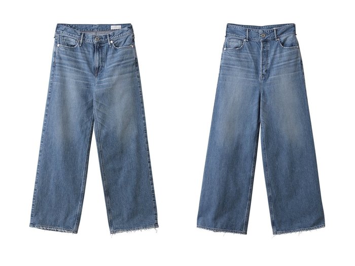 【こなれたダメージ加工とシルエットで楽しむ upper hights のデニムパンツ】1er Arrondissement(プルミエ アロンディスモン)の通販
 おすすめ人気トレンドファッション通販アイテム 人気、トレンドファッション・服の通販 founy(ファニー) ファッション Fashion レディースファッション Fashion for Women パンツ Pants & Trousers デニムパンツ・ジーンズ・美脚デニム Denim Jeans & Pants 2026年 2026 おすすめ Recommended / Our Picks カットソー Cut and Sewn Top ダメージ Distressed, Destroyed デニム Denim, Jeans Material フェミニン Feminine, Girly リラックス Relax, Relaxed Fit 夏 Summer 定番 Standard, Basic Item 春 Spring S/S・春夏 SS, Spring/Summer, Warm Season |ID:crp329100000226530