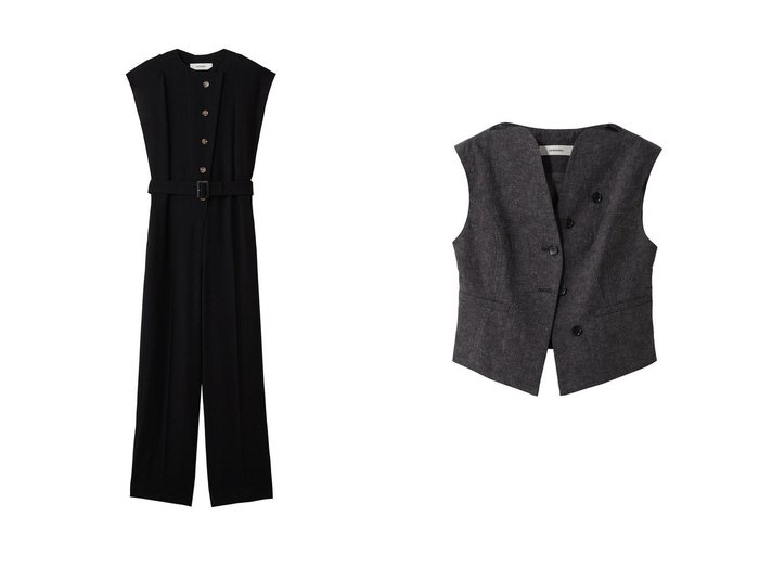 【しなやかな着心地で一枚映えするコンビネゾンと曲線美が際立つモダンなベスト】AKIRANAKA(アキラナカ)の通販
 おすすめ人気トレンドファッション通販アイテム 人気、トレンドファッション・服の通販 founy(ファニー) ファッション Fashion レディースファッション Fashion for Women パンツ Pants & Trousers アウター Coat / Outerwear Collection レディースジャケット・軽アウター Jackets 2026年 2026 オケージョン Occasion Wear コンビネゾン Jumpsuit, All-in-One シューズ Shoes, Footwear 夏 Summer 春 Spring S/S・春夏 SS, Spring/Summer, Warm Season |ID:crp329100000226534