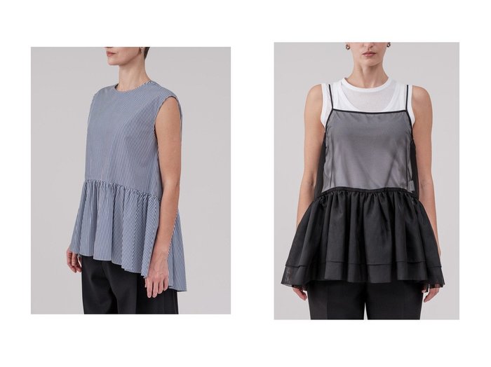 【DOMELLE/ドメル】のコットン ギャザード ブラウス&ウール シルク ブラウス おすすめ人気トレンドファッション通販アイテム 人気、トレンドファッション・服の通販 founy(ファニー) ファッション Fashion レディースファッション Fashion for Women トップス・カットソー Cut & Sew Tops キャミソール&ノースリーブ Camisoles & Sleeveless Tops シャツ・ブラウス・オフィスカジュアル Elegant Blouses & Button-Ups 2026年 2026 ギャザー Gathered, Ruffled ネップ Nepp, Slub Yarn ノースリーブ Sleeveless, No-Sleeve バランス Balance, Style Balance ミックス Mix, Mixed Style ワイド Wide, Wide Fit エレガント 上品 Elegant 夏 Summer 春 Spring S/S・春夏 SS, Spring/Summer, Warm Season おすすめ Recommended / Our Picks オーガンジー Organza Fabric キャミソール Camisole, Spaghetti Strap Top ショート Short, Short Length シルク Silk, 100% Silk スリーブ Sleeve, Long Sleeve / Short Sleeve セットアップ Set-Up, Coordinated Outfit ロング Long, Long-Length A/W・秋冬 Autumn/Winter |ID:crp329100000226555