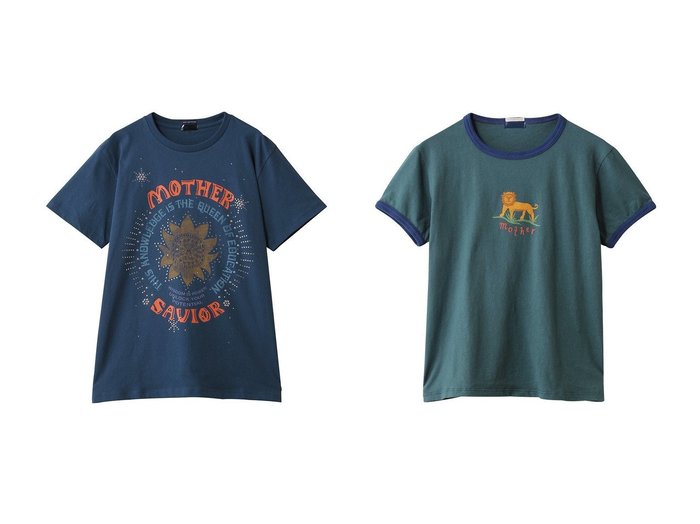 【MOTHER/マザー】の【LIL】THE GOODIE RINGER ライオンプリント リンガーTシャツ (LLN)&THE ROWDY SAVIORプリントTシャツ (MVI) おすすめ人気トレンドファッション通販アイテム 人気、トレンドファッション・服の通販 founy(ファニー) ファッション Fashion レディースファッション Fashion for Women トップス・カットソー Cut & Sew Tops シャツ・ブラウス・オフィスカジュアル Elegant Blouses & Button-Ups ロングTシャツ・Tシャツ Longline T-Shirts & Tees カットソー・ベーシックTシャツ Cut-and-Sewn Tops / Stretch Tees & Basics 2026年 2026 グラフィック Graphic, Graphic Design ショート Short, Short Length シルバー Silver, Metallic Silver スタッズ Studs, Metal Accents ストーン Stone, Gem-Like スリーブ Sleeve, Long Sleeve / Short Sleeve デニム Denim, Jeans Material フロント Front, Front Design プリント Print, Printed Pattern リュクス Luxury, Elegant, High-End, Chic 夏 Summer 春 Spring S/S・春夏 SS, Spring/Summer, Warm Season |ID:crp329100000226571