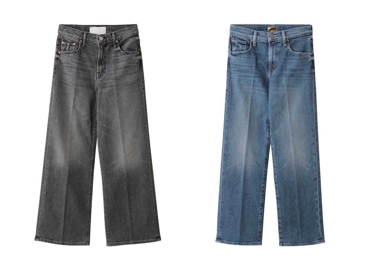 【ミッドライズとクロップド丈が洗練を添えるストレートデニムとセンターラインが美脚を叶えるアンクルデニム】MOTHER(マザー)の通販
 おすすめ人気トレンドファッション通販アイテム インテリア・キッズ・メンズ・レディースファッション・服の通販 founy(ファニー) 　ファッション　Fashion　レディースファッション　Fashion for Women　パンツ　Pants & Trousers　デニムパンツ・ジーンズ・美脚デニム　Denim Jeans & Pants　2026年　2026　クロップド　Cropped, Short Length　ストレート　Straight, Straight Cut　センター　Center, Center Line　デニム　Denim, Jeans Material　バランス　Balance, Style Balance　フィット　Fit, Slim Fit　夏　Summer　春　Spring　S/S・春夏　SS, Spring/Summer, Warm Season　グレー系　Gray　ブルー系　Blue　|ID:crp329100000226574