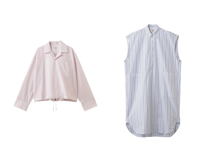 【BLAMINK/ブラミンク】のボーダーロングスリーブシャツ&ストライプノースリーブシャツワンピース おすすめ人気トレンドファッション通販アイテム 人気、トレンドファッション・服の通販 founy(ファニー) ファッション Fashion レディースファッション Fashion for Women トップス・カットソー Cut & Sew Tops シャツ・ブラウス・オフィスカジュアル Elegant Blouses & Button-Ups ワンピース Dresses シャツワンピース / 1枚で着映えコーデ Shirt Dresses チュニック Tunic Tops & Dresses 2026年 2026 スリーブ Sleeve, Long Sleeve / Short Sleeve ボーダー Border, Stripe ロング Long, Long-Length ワイド Wide, Wide Fit 夏 Summer 春 Spring S/S・春夏 SS, Spring/Summer, Warm Season 羽織 Haori, Light Jacket ストライプ Stripe, Striped Pattern チュニック Tunic, Long Top ラグジュアリー Luxury, Elegant リラックス Relax, Relaxed Fit エレガント 上品 Elegant |ID:crp329100000226578