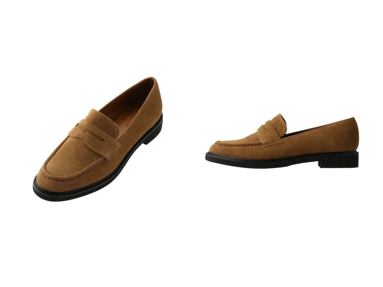 【上質な素材感とクラシカルな佇まいが足元に品を添えるコインローファーで幅広い装いに寄り添う】allureville(アルアバイル)の通販
 おすすめ人気トレンドファッション通販アイテム インテリア・キッズ・メンズ・レディースファッション・服の通販 founy(ファニー) 　ファッション　Fashion　レディースファッション　Fashion for Women　2026年　2026　クラシカル　Classical, Vintage-Inspired　シューズ　Shoes, Footwear　フラット　Flat, Flat Shoes　夏　Summer　春　Spring　S/S・春夏　SS, Spring/Summer, Warm Season　ブラウン系　Brown　|ID:crp329100000226587