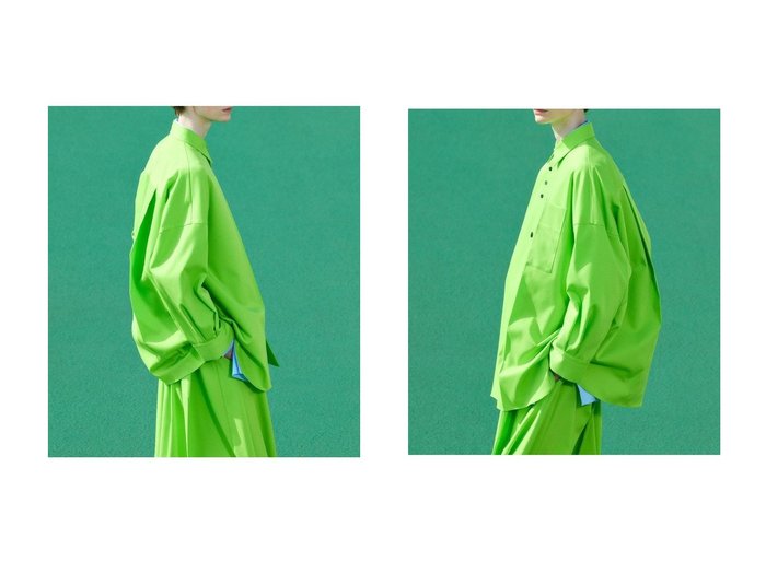 【ルーズなシルエットにセンタープレスで端正さを添えたストレスフリーなシャツで洗練された日常スタイル】nagonstans(ナゴンスタンス)の通販
 おすすめ人気トレンドファッション通販アイテム 人気、トレンドファッション・服の通販 founy(ファニー) ファッション Fashion レディースファッション Fashion for Women トップス・カットソー Cut & Sew Tops シャツ・ブラウス・オフィスカジュアル Elegant Blouses & Button-Ups ストレッチ Stretch, Stretchy Fabric スリーブ Sleeve, Long Sleeve / Short Sleeve センター Center, Center Line ルーズ Loose, Oversized ロング Long, Long-Length 新作・新入荷 New Arrivals / New In |ID:crp329100000226588