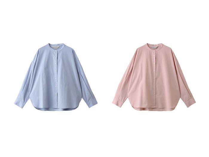 【ショート丈とバンドカラーが今の気分に寄り添うコットンシャツで幅広い着こなしに活躍】MidiUmi(ミディウミ)の通販
 おすすめ人気トレンドファッション通販アイテム 人気、トレンドファッション・服の通販 founy(ファニー) ファッション Fashion レディースファッション Fashion for Women トップス・カットソー Cut & Sew Tops シャツ・ブラウス・オフィスカジュアル Elegant Blouses & Button-Ups インナー Innerwear ショート Short, Short Length シンプル Simple, Minimal スリーブ Sleeve, Long Sleeve / Short Sleeve トレンド Trend, Trending Now ベスト Vest, Waistcoat ロング Long, Long-Length 新作・新入荷 New Arrivals / New In |ID:crp329100000226591