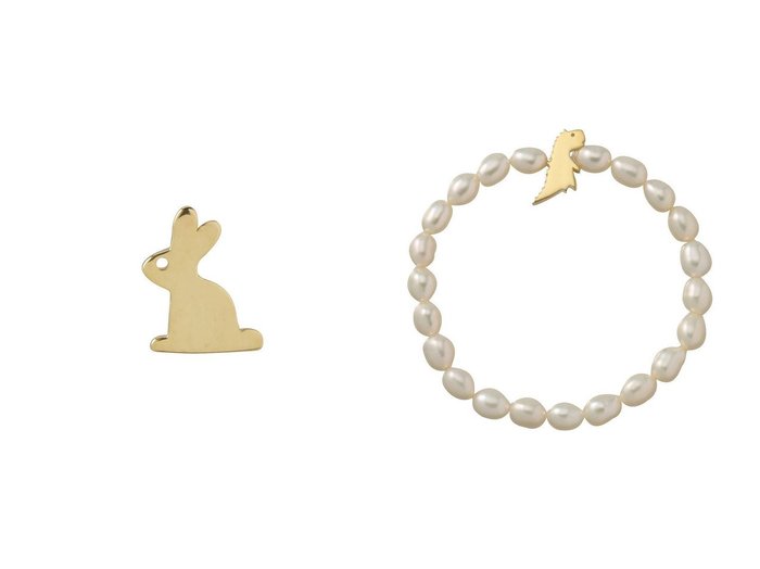 【遊び心あるモチーフが映えるミニピアスとパールにチャームが調和するブレスレット】ALIITA(アリータ)の通販
 おすすめ人気トレンドファッション通販アイテム 人気、トレンドファッション・服の通販 founy(ファニー) ファッション Fashion レディースファッション Fashion for Women ジュエリー Jewelry ファッションリング Fashion Rings イヤリング・フープ・ドロップタイプ Hoop, Drop & Clip Earrings チェーン＆カフブレスレット Cuff & Chain Bracelets バングル・カフブレスレット Bangles & Cuff Bracelets 2026年 2026 イヤリング Earrings フィット Fit, Slim Fit モチーフ Motif, Design Theme 夏 Summer 春 Spring S/S・春夏 SS, Spring/Summer, Warm Season 片耳 One-Ear, Single Earring チャーム Charm, Pendant パーティ Party, Party Style パール Pearl, Pearl Accent ブレスレット Bracelet, Wristband エレガント 上品 Elegant |ID:crp329100000226600