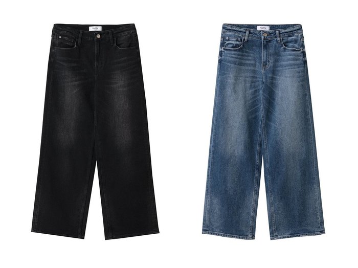 【ミッドライズで叶えるクリーンな美脚 ワイドストレートシルエットが映えるPink Pepperデニム】Healthy Denim(ヘルシーデニム)の通販
 おすすめ人気トレンドファッション通販アイテム 人気、トレンドファッション・服の通販 founy(ファニー) ファッション Fashion レディースファッション Fashion for Women パンツ Pants & Trousers デニムパンツ・ジーンズ・美脚デニム Denim Jeans & Pants 2026年 2026 ストレート Straight, Straight Cut ダメージ Distressed, Destroyed デニム Denim, Jeans Material ワイド Wide, Wide Fit 夏 Summer 春 Spring S/S・春夏 SS, Spring/Summer, Warm Season |ID:crp329100000226602