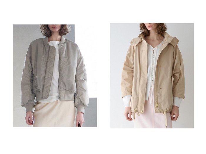 【コクーンシルエットが映える春夏アノラックパーカーと別注ならではのボリュームMA-1ブルゾン】martinique(マルティニーク)の通販
 おすすめ人気トレンドファッション通販アイテム 人気、トレンドファッション・服の通販 founy(ファニー) ファッション Fashion レディースファッション Fashion for Women アウター Coat / Outerwear Collection レディースジャケット・軽アウター Jackets MA-1ジャケット MA-1 Bomber Jackets / Flight Jackets ブルゾンジャケット・スポーティアウター Blouson Jackets 2026年 2026 シンプル Simple, Minimal ジャケット Jacket, Outerwear スタイリッシュ Stylish, Fashionable バランス Balance, Style Balance 別注 Limited Edition, Custom Order 夏 Summer 春 Spring S/S・春夏 SS, Spring/Summer, Warm Season アウトドア Outdoor Clothing ダウン Down, Puffer パーカー Hoodie, Parka ブルゾン Blouson, Bomber Jacket |ID:crp329100000226610