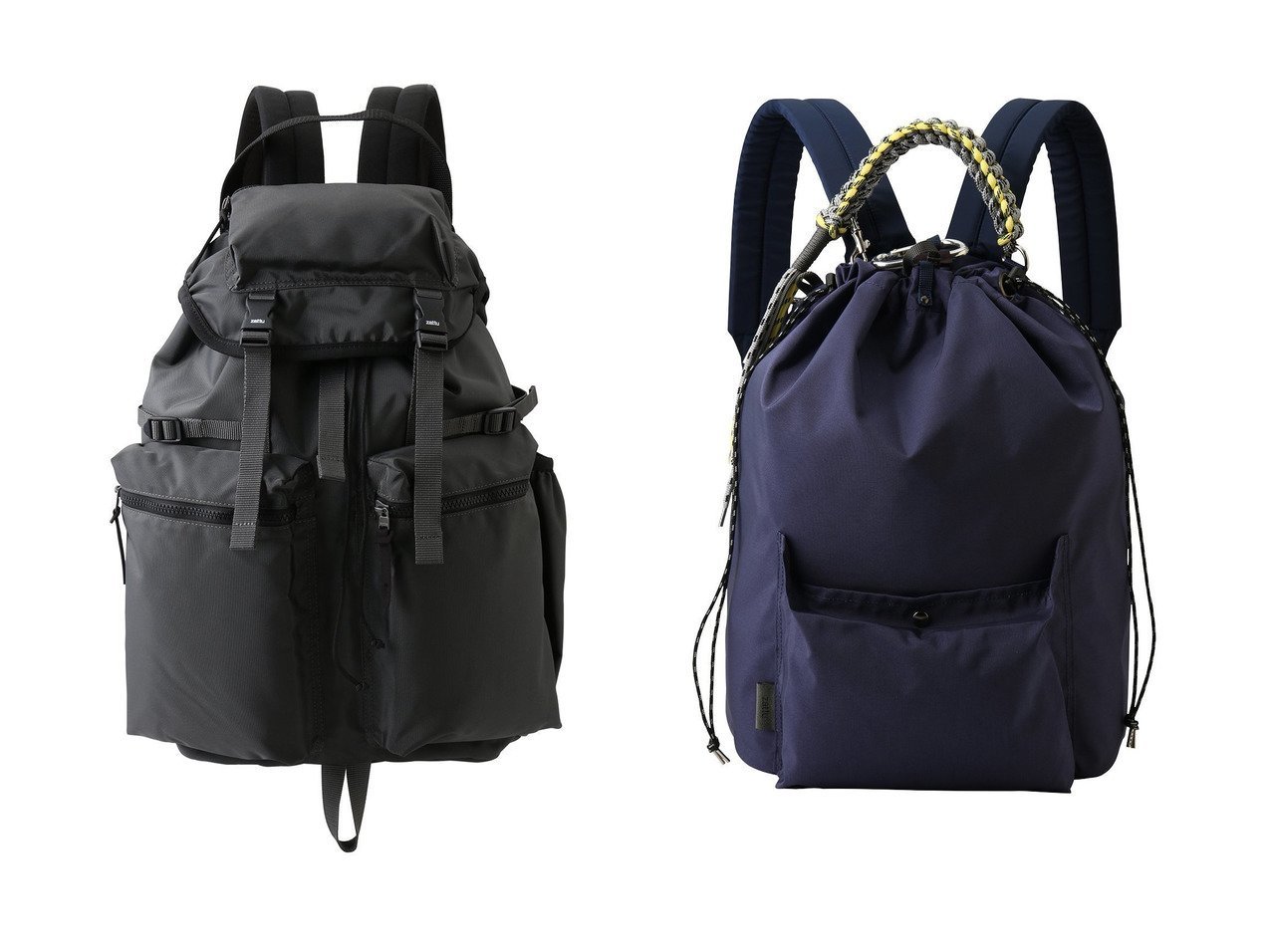 【軽量でタフなナイロン素材が魅力のバックパック　実用性と洗練を備えたデザインで幅広いシーンに対応】zattu(ザッツ)の通販
 おすすめ人気トレンドファッション通販アイテム インテリア・キッズ・メンズ・レディースファッション・服の通販 founy(ファニー) 　ファッション　Fashion　レディースファッション　Fashion for Women　バッグ　Bags　2026年　2026　ユニセックス　Unisex, Genderless　アウトドア　Outdoor Clothing　スマート　Smart, Elegant　ポケット　Pocket, Pocket Detail　モダン　Modern, Contemporary　リュック　Backpack, Rucksack　夏　Summer　旅行　Travel　春　Spring　S/S・春夏　SS, Spring/Summer, Warm Season　軽量　Lightweight, Ultra Light　グレー系　Gray　ブラック系　Black　ブルー系　Blue　|ID:crp329100000226622