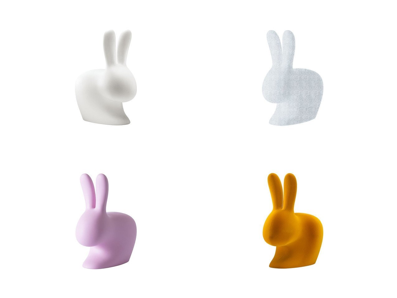 【子ども用サイズで楽しめる、ウサギのフォルムが遊び心とくつろぎをもたらすラビットランプとラビットチェア】Qeeboo(キーブー)の通販
 おすすめ人気トレンドファッション通販アイテム インテリア・キッズ・メンズ・レディースファッション・服の通販 founy(ファニー) 　ガーデン　Garden, Gardening　ベビー　Baby, Babywear　ミラノ　Milano Style, Italian-Inspired　送料無料　Free Shipping　フォルム　Silhouette, Form　ホーム・キャンプ・アウトドア・お取り寄せ　Home Living / Home & Lifestyle / Camping Gear / Outdoor Camping　家具・インテリア　Home Furniture & Interior. Stylish & Functional Living Spaces　ライト・照明　Lamps & Lighting Fixtures　フロアランプ・スタンドライト　Floor Lamp / Standing Lamp　ホーム・キャンプ・アウトドア・お取り寄せ　Home Living / Home & Lifestyle / Camping Gear / Outdoor Camping　家具・インテリア　Home Furniture & Interior. Stylish & Functional Living Spaces　キッズ家具　Children's Furniture & Storage　キッズチェア・ベビーチェア・子供椅子　Kids Chair / Baby High Chair / Toddler Seat　レッド系　Red　グリーン系　Green　ブルー系　Blue　ピンク系　Pink　イエロー系　Yellow　オレンジ系　Orange　シルバー系　Silver　ホワイト系　White　|ID:crp329100000226638