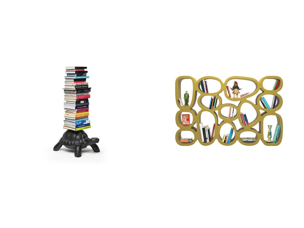 【自然の造形に着想を得た彫刻的なデザインが空間を引き立てる、自由なレイアウトを楽しめるブックケース】Qeeboo(キーブー)の通販
 おすすめ人気トレンドファッション通販アイテム インテリア・キッズ・メンズ・レディースファッション・服の通販 founy(ファニー) 　軽量　Lightweight, Ultra Light　送料無料　Free Shipping　おすすめ　Recommended / Our Picks　タートル　Turtleneck, Turtle Collar　フォルム　Silhouette, Form　ホーム・キャンプ・アウトドア・お取り寄せ　Home Living / Home & Lifestyle / Camping Gear / Outdoor Camping　家具・インテリア　Home Furniture & Interior. Stylish & Functional Living Spaces　収納家具・キャビネット　Storage Furniture　シェルフ・オープンラック・収納棚　Open Shelf Rack　ホーム・キャンプ・アウトドア・お取り寄せ　Home Living / Home & Lifestyle / Camping Gear / Outdoor Camping　家具・インテリア　Home Furniture & Interior. Stylish & Functional Living Spaces　収納家具・キャビネット　Storage Furniture　本棚・マガジンスタンド　Bookshelf/Magazine Rack　レッド系　Red　イエロー系　Yellow　グリーン系　Green　ブラック系　Black　ホワイト系　White　|ID:crp329100000226640