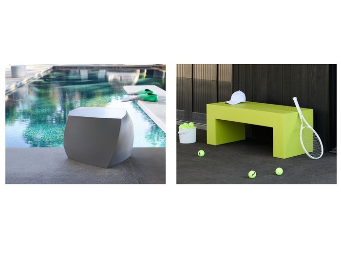 【彫刻的な造形と明快なモダンデザインが空間を引き立てる、屋内外対応のスツールとベンチ】Heller(ヘラー)の通販
 おすすめ人気トレンドファッション通販アイテム 人気、トレンドファッション・服の通販 founy(ファニー) ツイスト Tweed, Tweed Fabric フォルム Silhouette, Form 送料無料 Free Shipping イタリア Italy モダン Modern, Contemporary |ID:crp329100000226648