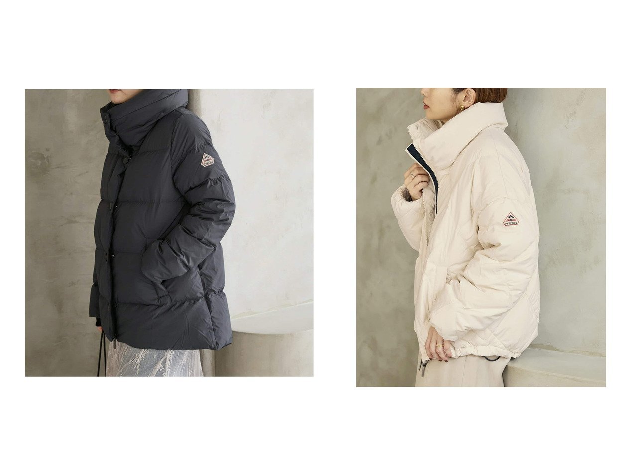 【クラシックなキルトと立体的な襟が魅力の、女性らしいシルエットで楽しむダウンジャケット】IENA(イエナ)の通販
 おすすめ人気トレンドファッション通販アイテム インテリア・キッズ・メンズ・レディースファッション・服の通販 founy(ファニー) 　ファッション　Fashion　レディースファッション　Fashion for Women　アウター　Coat / Outerwear Collection　レディースジャケット・軽アウター　Jackets　ジャケット　Jacket, Outerwear　ダウン　Down, Puffer　ドット　Polka Dot, Dot Pattern　フェザー　Feather, Feather Detail　フランス　France, French　フロント　Front, Front Design　防寒　Cold Protection, Winter-Ready　マフラー　Scarf, Muffler　ミドル　Middle Length, Mid Height　ラウンド　Round, Round Neck　リラックス　Relax, Relaxed Fit　キルト　Quilt, Quilted Fabric　クラシック　Classic, Timeless Style　ショルダー　Shoulder, Shoulder Strap　ショート　Short, Short Length　スタンド　Stand Collar, Upright Stand　ドロップ　Drop Shoulder, Dropped Style　ポケット　Pocket, Pocket Detail　グレー系　Gray　ブラック系　Black　|ID:crp329100000226657