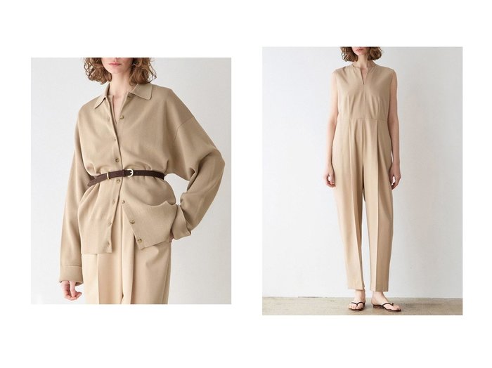 【ポロカーディガンとノースリーブオールインワンで叶える程よいボリュームとすっきり感の大人スタイル】martinique(マルティニーク)の通販
 おすすめ人気トレンドファッション通販アイテム 人気、トレンドファッション・服の通販 founy(ファニー) ファッション Fashion レディースファッション Fashion for Women トップス・カットソー Cut & Sew Tops ニット Knit Tops & Sweaters カーディガン・羽織り Layered Style Cardigans パンツ Pants & Trousers 2026年 2026 おすすめ Recommended / Our Picks カーディガン Cardigan, Knitwear スリット Slit, Slit Detail フラット Flat, Flat Shoes 夏 Summer 春 Spring S/S・春夏 SS, Spring/Summer, Warm Season |ID:crp329100000226667