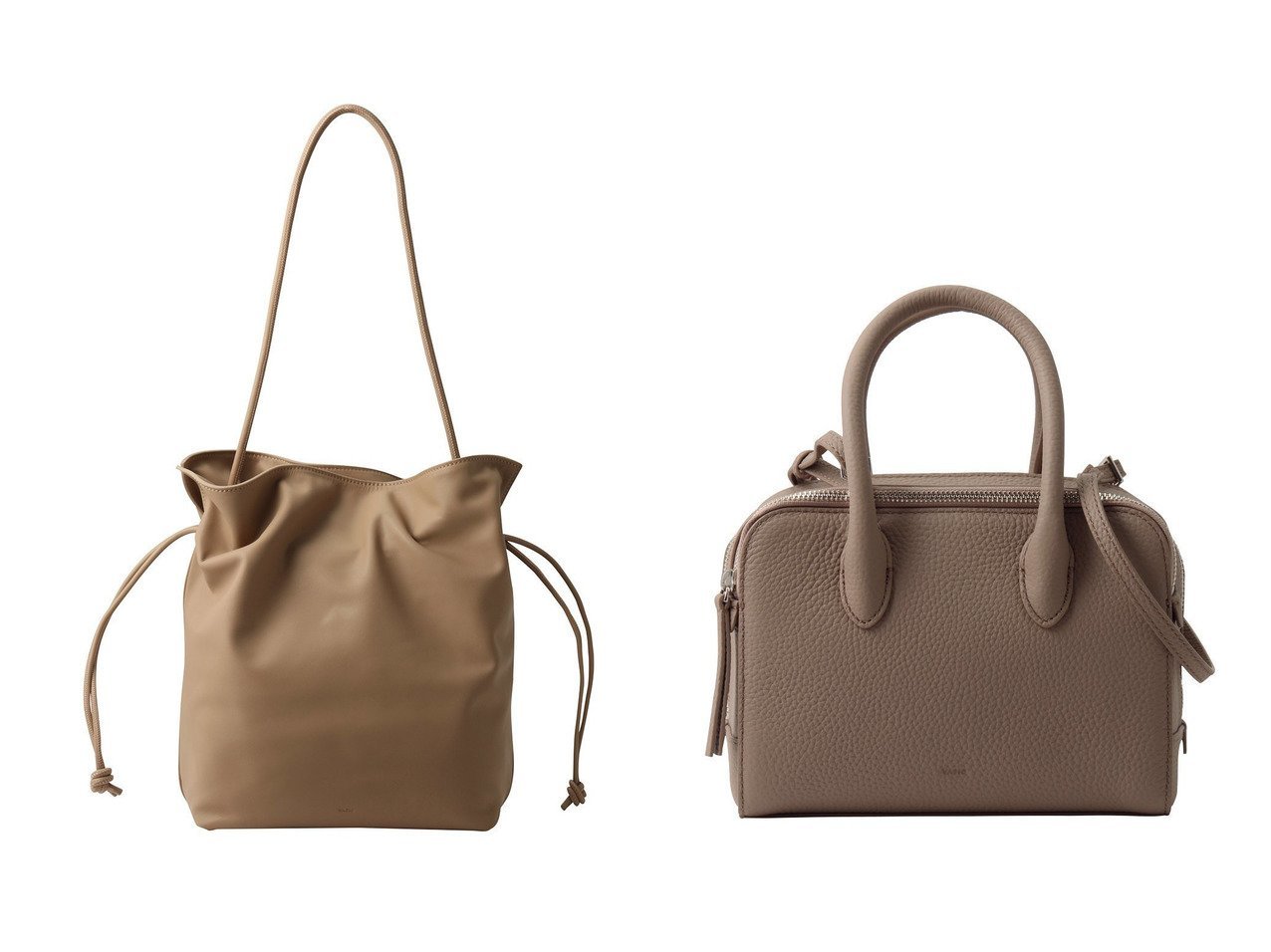 【ミニ巾着ショルダーバッグとコンパクトハンドバッグで楽しむ上質レザーの洗練バッグスタイル】VASIC(ヴァジック)の通販
 おすすめ人気トレンドファッション通販アイテム インテリア・キッズ・メンズ・レディースファッション・服の通販 founy(ファニー) 　ファッション　Fashion　レディースファッション　Fashion for Women　バッグ　Bags　2026年　2026　オケージョン　Occasion Wear　コンパクト　Compact, Small Size　スマート　Smart, Elegant　リップ　Lip, Lip Motif　エレガント 上品　Elegant　夏　Summer　巾着　Drawstring Bag, Kinchaku　春　Spring　S/S・春夏　SS, Spring/Summer, Warm Season　ブラック系　Black　|ID:crp329100000226670