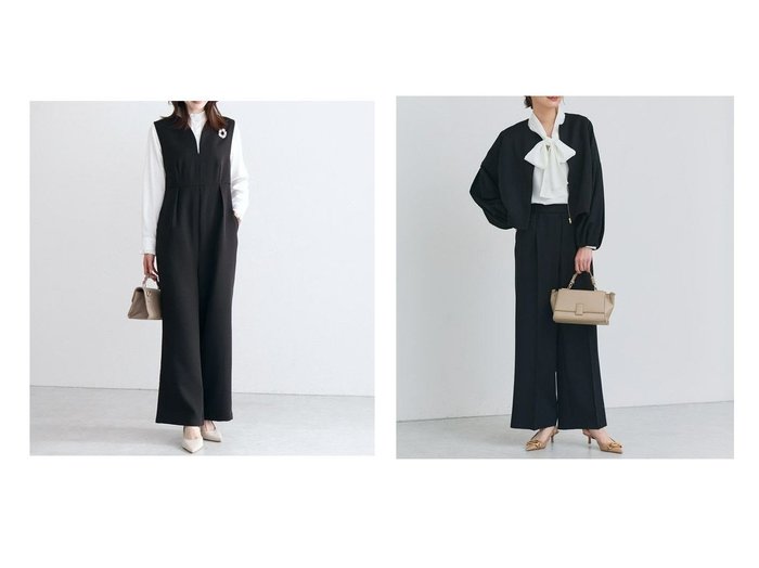 【キーネックで抜け感を演出するオールインワンとブルゾンワイドパンツのセットアップ 立体感のあるシルエットで幅広いシーンに寄り添うアイテム】Pierrot(ピエロ)の通販
おすすめ人気トレンドファッション通販アイテム 人気、トレンドファッション・服の通販 founy(ファニー) ファッション Fashion レディースファッション Fashion for Women ワンピース Dresses オールインワン・ワンピース Dresses and Jumpsuits アウター Coat / Outerwear Collection ブルゾンジャケット・スポーティアウター Blouson Jackets セットアップ Matching Sets レディースパンツ・ボトムス Pants & Trousers / Bottoms スーツ Business Suits & Workwear スーツパンツ・ドレスパンツ Suit Pants / Office Trousers / Dress Pants スーツセット・2点セット・レディーススーツ Suit Sets / 2-Piece Suits / Office Suit Sets 送料無料 Free Shipping インナー Innerwear オケージョン Occasion Wear プチプライス・低価格 Affordable / Budget Price エレガント 上品 Elegant ビジネス 仕事 通勤 Business / Work / Commuting シンプル Simple, Minimal スーツ Suit, Formalwear セットアップ Set-Up, Coordinated Outfit センター Center, Center Line フェミニン Feminine, Girly ブルゾン Blouson, Bomber Jacket ベーシック Basic, Essential |ID:crp329100000226681
