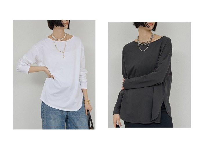 心地よい素材感と美しいラインで装いを整えるラウンドヘムTシャツ GALLARDAGALANTE(ガリャルダガランテ)の通販
おすすめ人気トレンドファッション通販アイテム インテリア・キッズ・メンズ・レディースファッション・服の通販 founy(ファニー) https://founy.com/ ファッション Fashion レディースファッション Fashion for Women トップス・カットソー Cut & Sew Tops シャツ・ブラウス・オフィスカジュアル Elegant Blouses & Button-Ups ロングTシャツ・Tシャツ Longline T-Shirts & Tees カットソー・ベーシックTシャツ Cut-and-Sewn Tops / Stretch Tees & Basics 2026年 2026 カットソー Cut and Sewn Top スリーブ Sleeve, Long Sleeve / Short Sleeve ベーシック Basic, Essential ロング Long, Long-Length 夏 Summer 春 Spring S/S・春夏 SS, Spring/Summer, Warm Season 洗える Machine Washable |ID:crp329100000226691