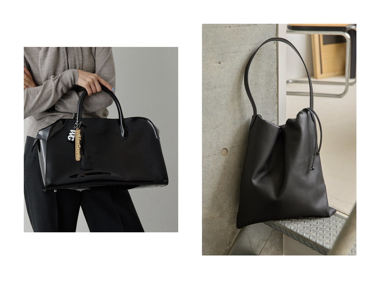 軽やかな素材感と表情豊かなデザインで幅広いシーンに寄り添うバッグ Whim Gazette(ウィムガゼット)の通販
 おすすめ人気トレンドファッション通販アイテム インテリア・キッズ・メンズ・レディースファッション・服の通販 founy(ファニー) 　ファッション　Fashion　レディースファッション　Fashion for Women　バッグ　Bags　2026年　2026　アクセサリー　Fashion Accessories　シューズ　Shoes, Footwear　チェーン　Chain, Chain Strap　ボストンバッグ　Boston Bag, Retro Bag　ワイド　Wide, Wide Fit　夏　Summer　春　Spring　S/S・春夏　SS, Spring/Summer, Warm Season　軽量　Lightweight, Ultra Light　ギャザー　Gathered, Ruffled　シンプル　Simple, Minimal　なめらか　Smooth, Silky Texture　フォルム　Silhouette, Form　エレガント 上品　Elegant　ブラック系　Black　|ID:crp329100000226701