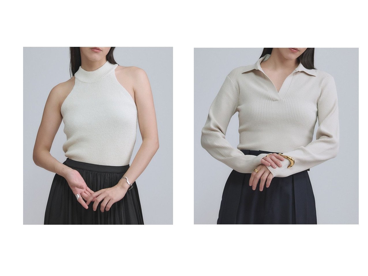 上品な素材感と美しいラインで大人の装いに寄り添うニットトップス Chaos(カオス)の通販
 おすすめ人気トレンドファッション通販アイテム インテリア・キッズ・メンズ・レディースファッション・服の通販 founy(ファニー) 　ファッション　Fashion　レディースファッション　Fashion for Women　トップス・カットソー　Cut & Sew Tops　ニット　Knit Tops & Sweaters　カジュアルプルオーバー・ニットトップス　Pullovers & Knit Tops / Casual Pullovers　2026年　2026　おすすめ　Recommended / Our Picks　カーディガン　Cardigan, Knitwear　コンパクト　Compact, Small Size　シルク　Silk, 100% Silk　タンク　Tank Top, Sleeveless Top　ネップ　Nepp, Slub Yarn　夏　Summer　春　Spring　S/S・春夏　SS, Spring/Summer, Warm Season　イエロー系　Yellow　ブルー系　Blue　|ID:crp329100000226713