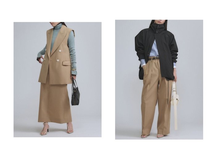 強いハリ感とシャープなラインでモードな佇まいを叶えるスカートとトラウザー Chaos(カオス)の通販
 おすすめ人気トレンドファッション通販アイテム 人気、トレンドファッション・服の通販 founy(ファニー) ファッション Fashion レディースファッション Fashion for Women スカート Skirts ロングスカート Long Skirts / Maxi & Midi Skirts パンツ Pants & Trousers 春 Spring シンプル Simple, Minimal スラックス Slacks, Dress Pants バランス Balance, Style Balance メンズ Men's, Menswear ロング Long, Long-Length S/S・春夏 SS, Spring/Summer, Warm Season 夏 Summer 2026年 2026 テーパード Tapered, Tapered Pants |ID:crp329100000226719