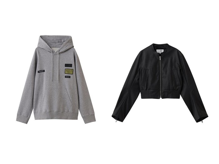 遊び心のあるディテールとミニマルな佇まいで装いに個性を添えるスウェットとジャケット MM6 Maison Martin Margiela(エムエム6 メゾン マルタン マルジェラ)の通販
 おすすめ人気トレンドファッション通販アイテム 人気、トレンドファッション・服の通販 founy(ファニー) ファッション Fashion レディースファッション Fashion for Women アウター Coat / Outerwear Collection レディースジャケット・軽アウター Jackets トップス・カットソー Cut & Sew Tops シャツ・ブラウス・オフィスカジュアル Elegant Blouses & Button-Ups レディースパーカー・カジュアルフーディー Casual Hoodies & Sweatshirts ロングTシャツ・Tシャツ Longline T-Shirts & Tees スウェット・クルーネックトップス Sweatshirts & Crewnecks / Relaxed Fit Sweat Tops カットソー・ベーシックTシャツ Cut-and-Sewn Tops / Stretch Tees & Basics 2026年 2026 クール Cool, Chic ジャケット Jacket, Outerwear デニム Denim, Jeans Material トレンド Trend, Trending Now ドレス Dress, One-Piece 夏 Summer 春 Spring S/S・春夏 SS, Spring/Summer, Warm Season |ID:crp329100000226720