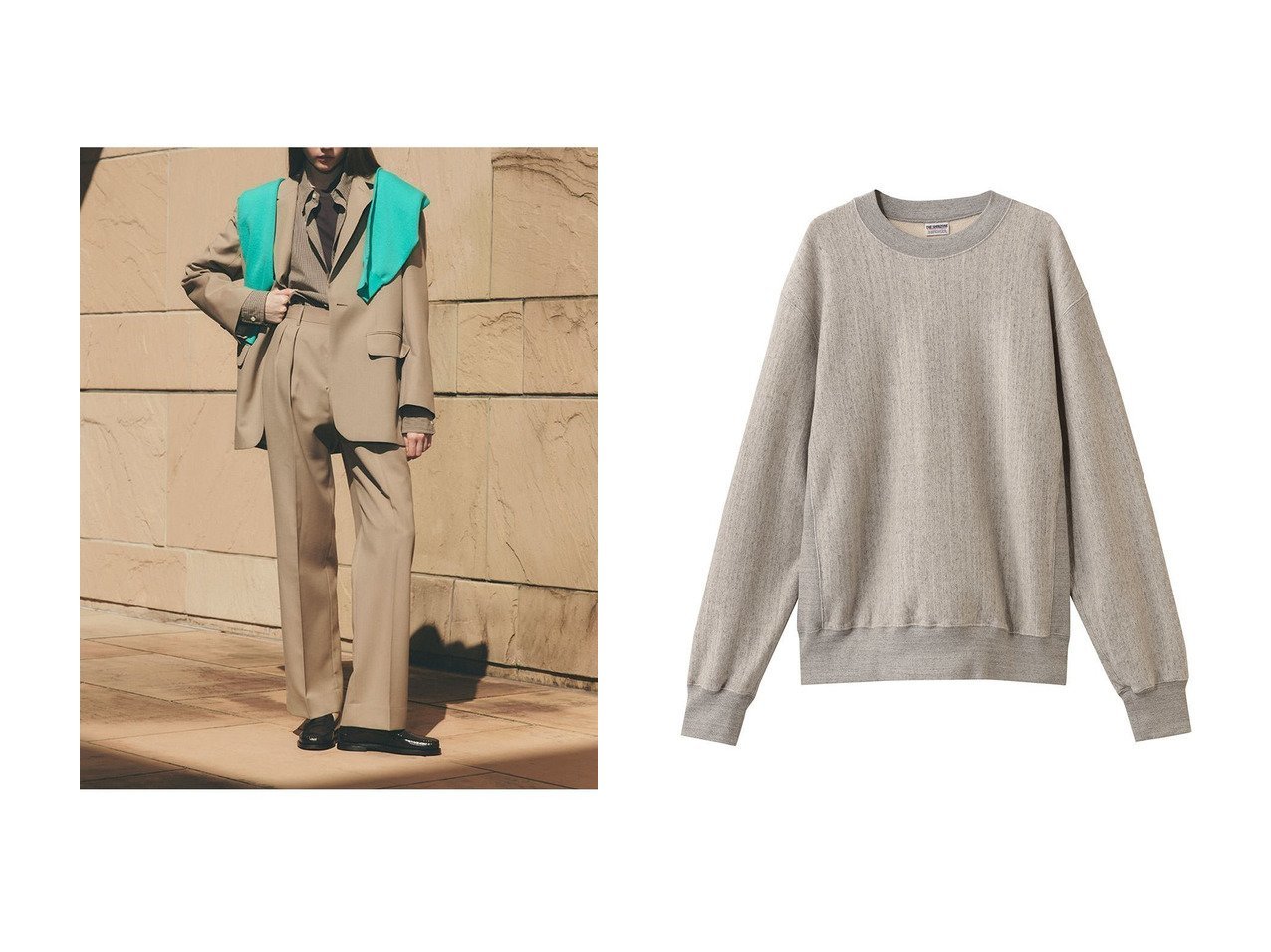 自然な風合いと落ち着いた柄で大人のカジュアルに寄り添うスウェットとチェックシャツ Shinzone(シンゾーン)の通販
 おすすめ人気トレンドファッション通販アイテム インテリア・キッズ・メンズ・レディースファッション・服の通販 founy(ファニー) 　ファッション　Fashion　レディースファッション　Fashion for Women　トップス・カットソー　Cut & Sew Tops　シャツ・ブラウス・オフィスカジュアル　Elegant Blouses & Button-Ups　レディースパーカー・カジュアルフーディー　Casual Hoodies & Sweatshirts　ロングTシャツ・Tシャツ　Longline T-Shirts & Tees　スウェット・クルーネックトップス　Sweatshirts & Crewnecks / Relaxed Fit Sweat Tops　カットソー・ベーシックTシャツ　Cut-and-Sewn Tops / Stretch Tees & Basics　2026年　2026　スリーブ　Sleeve, Long Sleeve / Short Sleeve　チェック　Check, Plaid, Tartan　デニム　Denim, Jeans Material　ロング　Long, Long-Length　夏　Summer　定番　Standard, Basic Item　春　Spring　S/S・春夏　SS, Spring/Summer, Warm Season　ブラウン系　Brown　グレー系　Gray　|ID:crp329100000226728