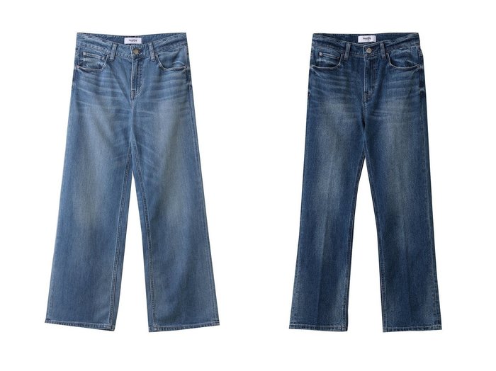 【すっきりしたストレートとフレアラインが魅力のロングレングスデニムパンツ】Healthy Denim(ヘルシーデニム)の通販
 おすすめ人気トレンドファッション通販アイテム 人気、トレンドファッション・服の通販 founy(ファニー) ファッション Fashion レディースファッション Fashion for Women パンツ Pants & Trousers デニムパンツ・ジーンズ・美脚デニム Denim Jeans & Pants 2026年 2026 デニム Denim, Jeans Material フレア Flare, Flared 今季 This Season, Current Season 夏 Summer 定番 Standard, Basic Item 春 Spring S/S・春夏 SS, Spring/Summer, Warm Season |ID:crp329100000226753