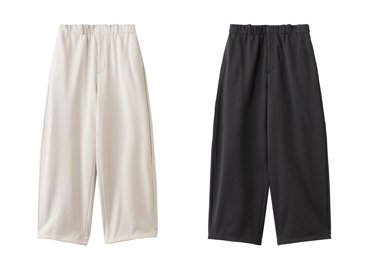 【ソフト裏毛素材で快適さときれい見えを両立するスウェットスラックスパンツ】PLAIN PEOPLE(プレインピープル)の通販
 おすすめ人気トレンドファッション通販アイテム インテリア・キッズ・メンズ・レディースファッション・服の通販 founy(ファニー) 　ファッション　Fashion　レディースファッション　Fashion for Women　パンツ　Pants & Trousers　2026年　2026　エレガント 上品　Elegant　夏　Summer　春　Spring　S/S・春夏　SS, Spring/Summer, Warm Season　イエロー系　Yellow　グレー系　Gray　|ID:crp329100000226756