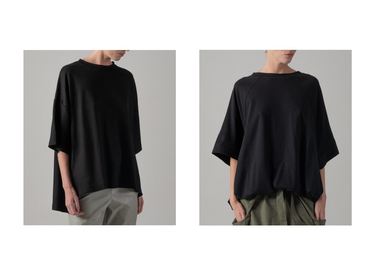 【立体フォルムのコットントップスと独自パターンが映えるミニマルTシャツ モード感と軽やかさを備えた洗練のデザイン】COGTHEBIGSMOKE(コグ ザビッグスモーク)の通販
 おすすめ人気トレンドファッション通販アイテム インテリア・キッズ・メンズ・レディースファッション・服の通販 founy(ファニー) 　ファッション　Fashion　レディースファッション　Fashion for Women　トップス・カットソー　Cut & Sew Tops　シャツ・ブラウス・オフィスカジュアル　Elegant Blouses & Button-Ups　ロングTシャツ・Tシャツ　Longline T-Shirts & Tees　カットソー・ベーシックTシャツ　Cut-and-Sewn Tops / Stretch Tees & Basics　春　Spring　ショート　Short, Short Length　シンプル　Simple, Minimal　スリット　Slit, Slit Detail　スリーブ　Sleeve, Long Sleeve / Short Sleeve　なめらか　Smooth, Silky Texture　人気　Popular, Best Seller　バランス　Balance, Style Balance　パターン　Pattern, Design Print　S/S・春夏　SS, Spring/Summer, Warm Season　夏　Summer　2026年　2026　フォルム　Silhouette, Form　グレー系　Gray　ホワイト系　White　ブルー系　Blue　ブラック系　Black　|ID:crp329100000226763